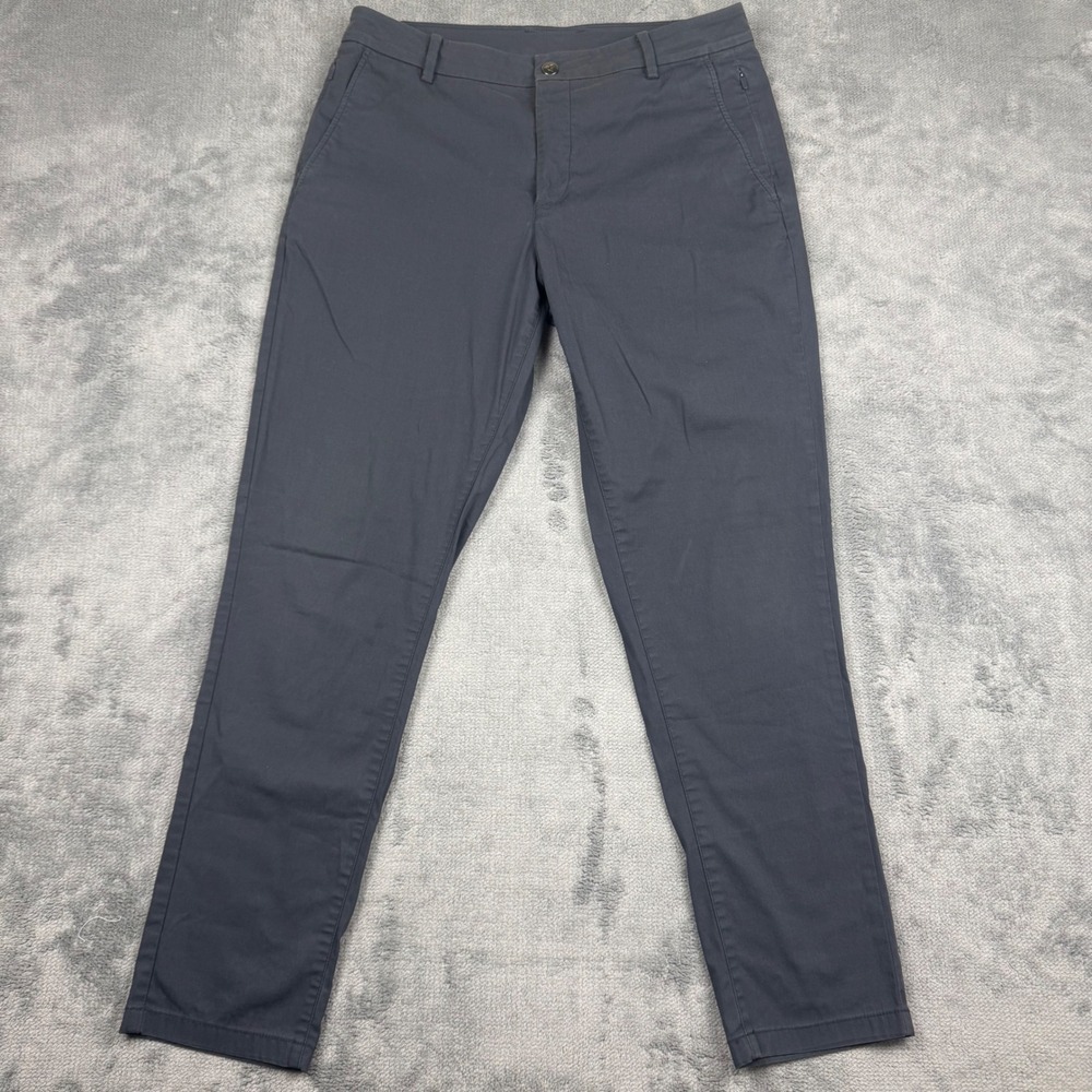 Birddogs Mens Navy Blue Khaki Pants with Built-in Liner Size 34x30